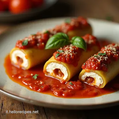 Involtini di Melanzane Farcite Ricetta Facile al Sugo della Nonna Scheda ricetta