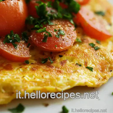 Omelette Perfetta: Ricetta Facile e Veloce! Scheda ricetta