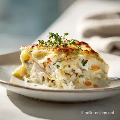 Lasagne di Pesce per 6 Persone in 1h 15min Scheda ricetta