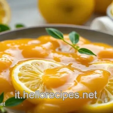 Marmellata di Limoni: Un Raggio di Sole in Vasetto!