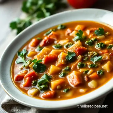 Minestrone di Verdure: La Ricetta della Nonna che Scalda il Cuore Scheda ricetta