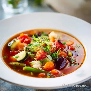 Minestrone di Verdure Ricetta Tradizionale per 4 Porzioni Scheda ricetta