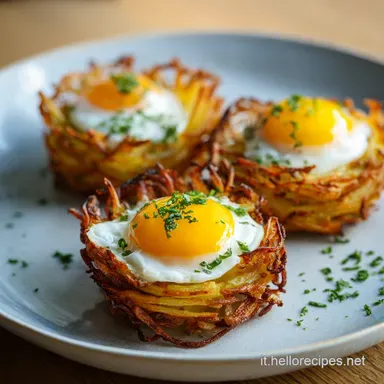 Nidi Patate e Uova per 4 Porzioni Scheda ricetta