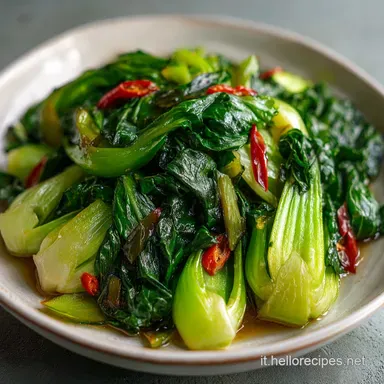 Pak Choi Alle Verdure in 18 Minuti Scheda ricetta
