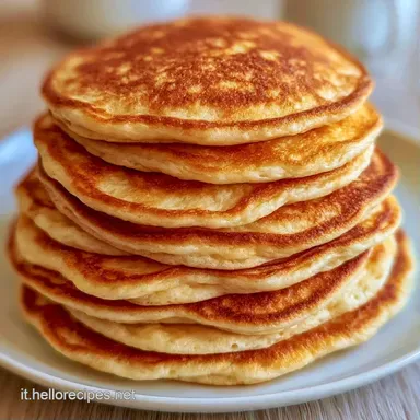 Pancake Senza Uova Veloci per 4 Persone Scheda ricetta
