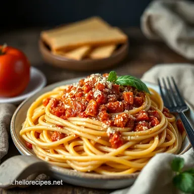 Pasta alla Genovese: Il Segreto Ligure per un Rag&ugrave; Indimenticabile Scheda ricetta