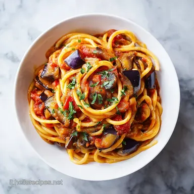 Pasta Fredda Alla Norma per 4 Servings Scheda ricetta