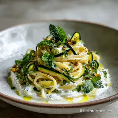 Pasta Ricotta e Zucchine Cremosa per 4 Persone Scheda ricetta