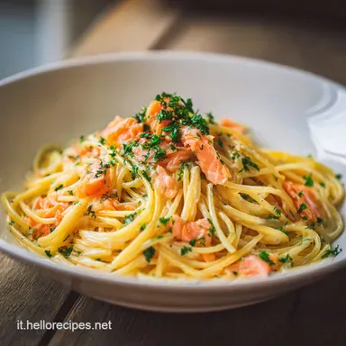 Ricetta Pasta con Salmone Affumicato: 25 Minuti Scheda ricetta