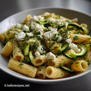 Pasta con Pesto di Zucchine Ricotta: 20 Minuti Veloce Scheda ricetta