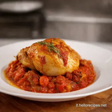 Ricette per Cena Il Pollo alla Cacciatora che fa Impazzire Scheda ricetta