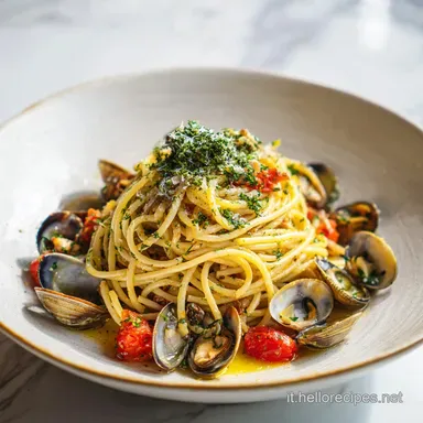 Primo Piatto di Pesce allo Scoglio per 4 Porzioni Scheda ricetta