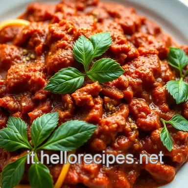 Rag&ugrave; alla Bolognese: Il Segreto della Nonna Emilia! Scheda ricetta