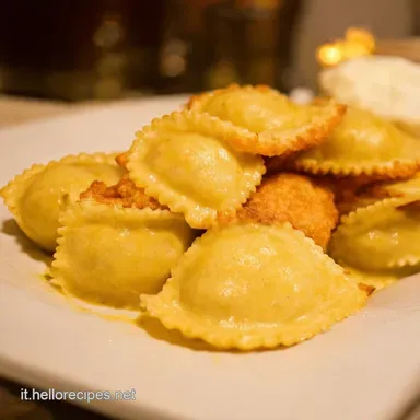 Primi Piatti Sfiziosi Ravioli Ricotta e Limone Fritti Mamma Mia Scheda ricetta
