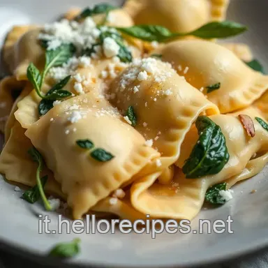 Ravioli Ricotta e Spinaci: Il Comfort di Casa! Scheda ricetta