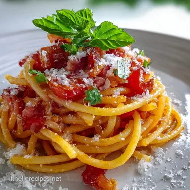 Ricetta Amatriciana Originale Senza Panna in 25 Minuti Scheda ricetta