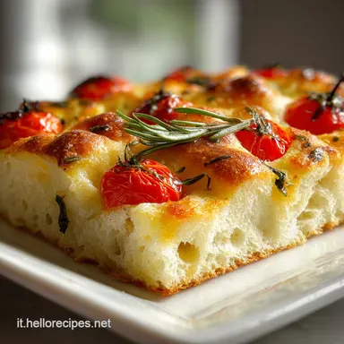Ricetta Focaccia alla Barese con Patate al Forno Scheda ricetta
