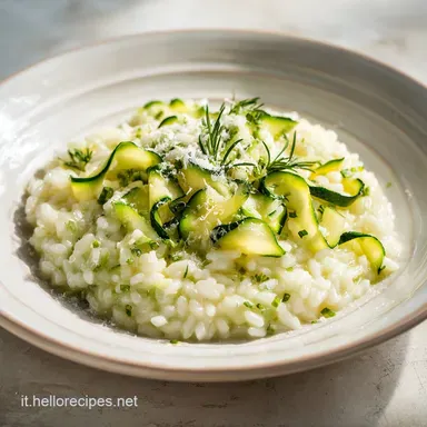 Risotto alle Zucchine Ricetta con Basilico in 30 Minuti Scheda ricetta