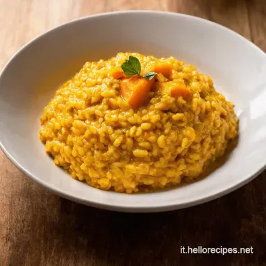 Risotto con la Zucca Ricetta Il Sole dAutunno in Tavola Scheda ricetta