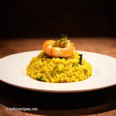 Curcuma ricette e propriet&agrave; Risotto gamberi e zucchine Scheda ricetta