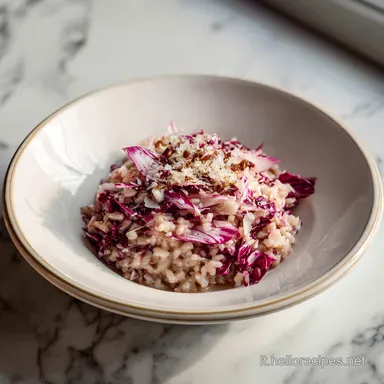 Risotto al Radicchio e Gorgonzola: Ricetta per 4 Scheda ricetta