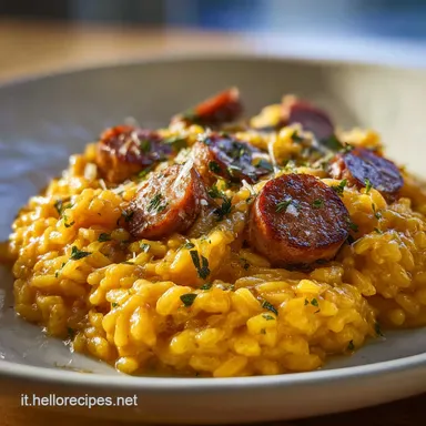 Risotto Zucca e Salsiccia Cremoso: Ready in 45 Min Scheda ricetta