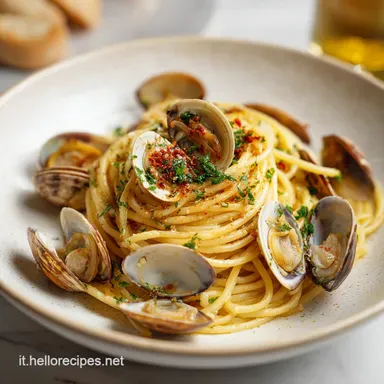 Ricetta Spaghetti Con Le Vongole per 4 Persone Scheda ricetta