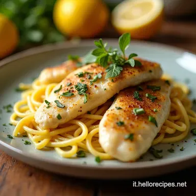 Straccetti di Pollo al Limone Cremosi Ricetta Veloce Italiana Scheda ricetta