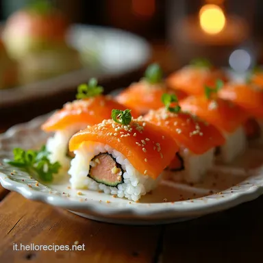 Sushi allItaliana Un Aperitivo che Fa Cantare il Palato Scheda ricetta