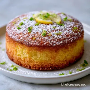 Torta Caprese Al Limone Cremosa Scheda ricetta