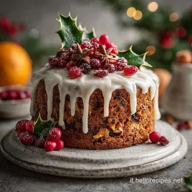 Torta Natalizia con Frutta Secca, Ready in 70 Min Scheda ricetta