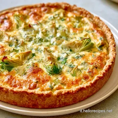 Torta Salata Carciofi con Ricotta Scheda ricetta
