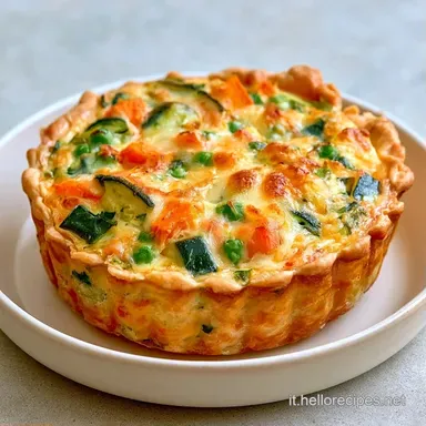 Torta Salata Verdure con Scamorza Scheda ricetta
