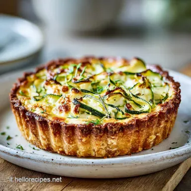 Torta Salata Zucchine con Ricotta in 50 Minuti Scheda ricetta