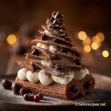 Torta Tronco albero di Natale: la ricetta definitiva al cioccolato. Scheda ricetta