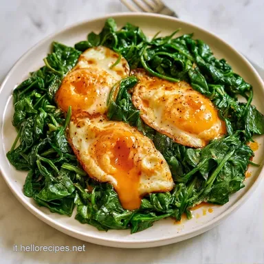 Ricetta Facile Uova e Spinaci per 4 Scheda ricetta