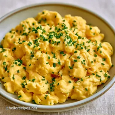 Uova Strapazzate Cremose in 6 Minuti Scheda ricetta