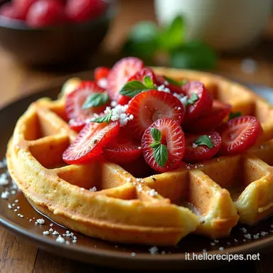Waffle Ricetta americana la La Mia Ricetta Facilissima Scheda ricetta