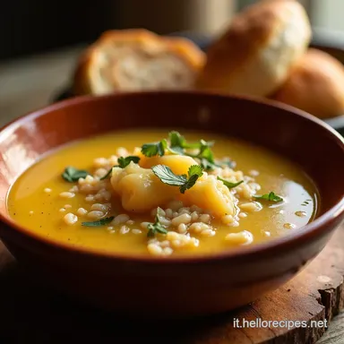 Zuppa Dorzo Invernale con Ceci Ricetta Nonna che Scalda Scheda ricetta