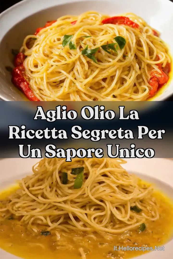 Aglio Olio La Ricetta Segreta per un Sapore Unico