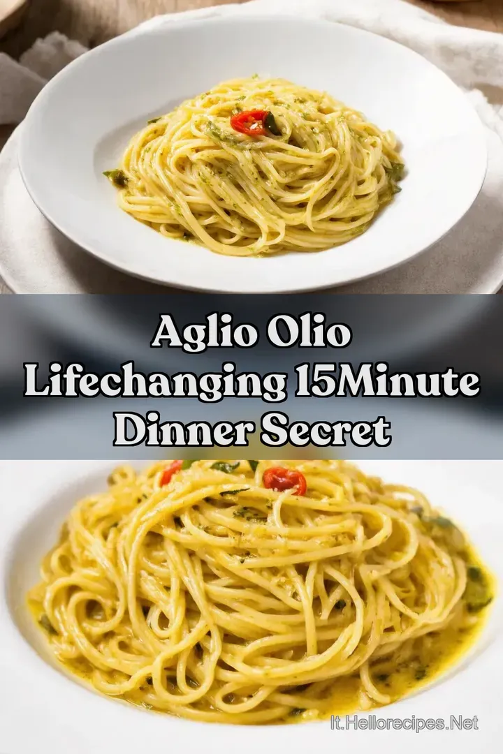 Aglio Olio LifeChanging 15Minute Dinner Secret