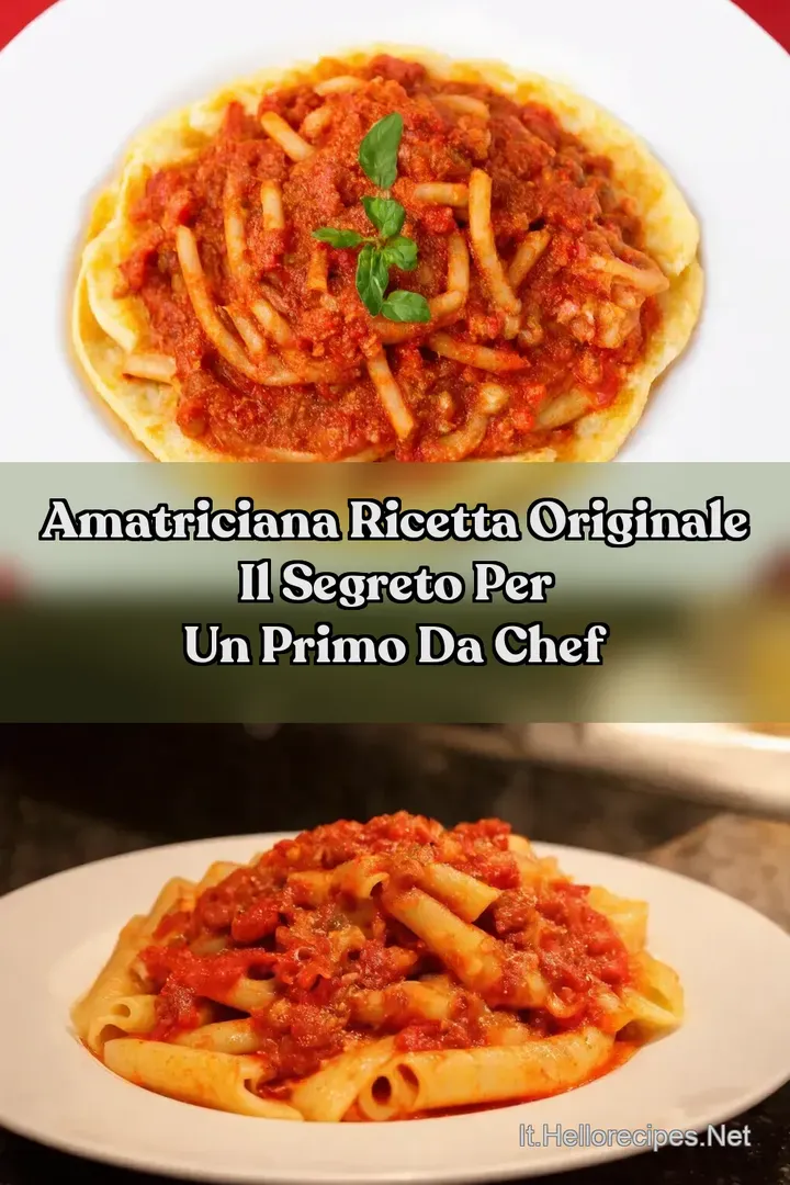 Amatriciana Ricetta Originale Il Segreto per un Primo da Chef
