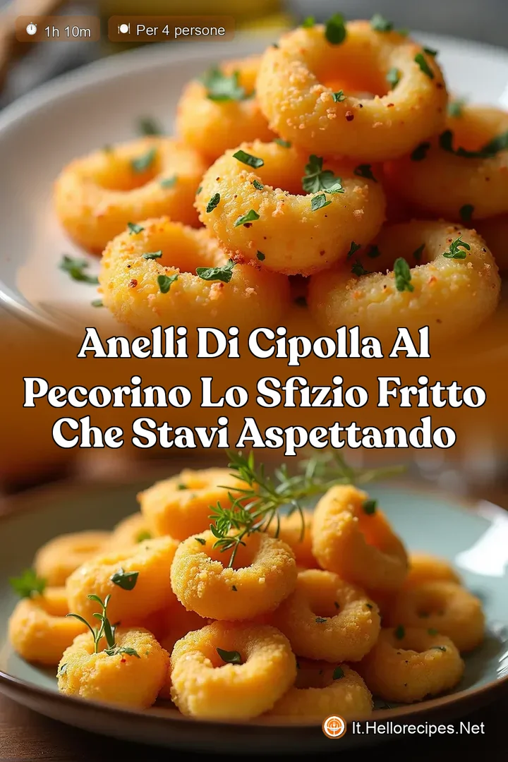 Anelli di Cipolla al Pecorino Lo Sfizio Fritto che Stavi Aspettando