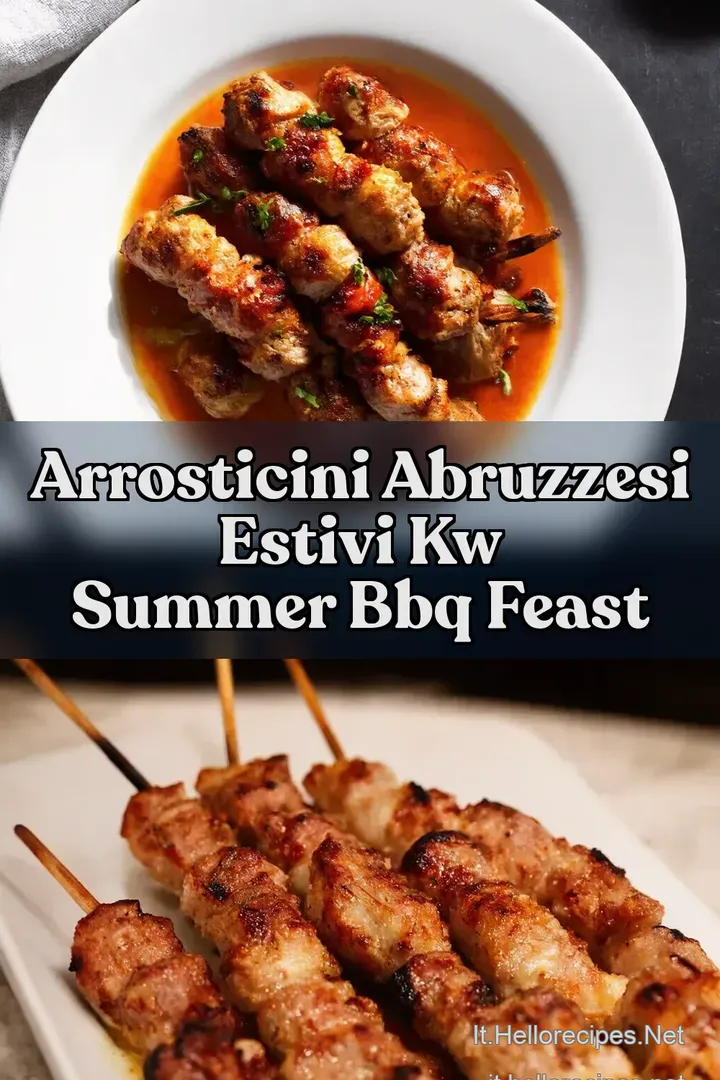 Arrosticini Abruzzesi Estivi kw Summer BBQ Feast