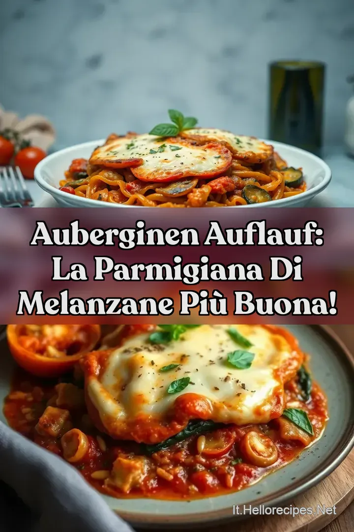 Auberginen Auflauf: La Parmigiana di Melanzane pi&ugrave; Buona!