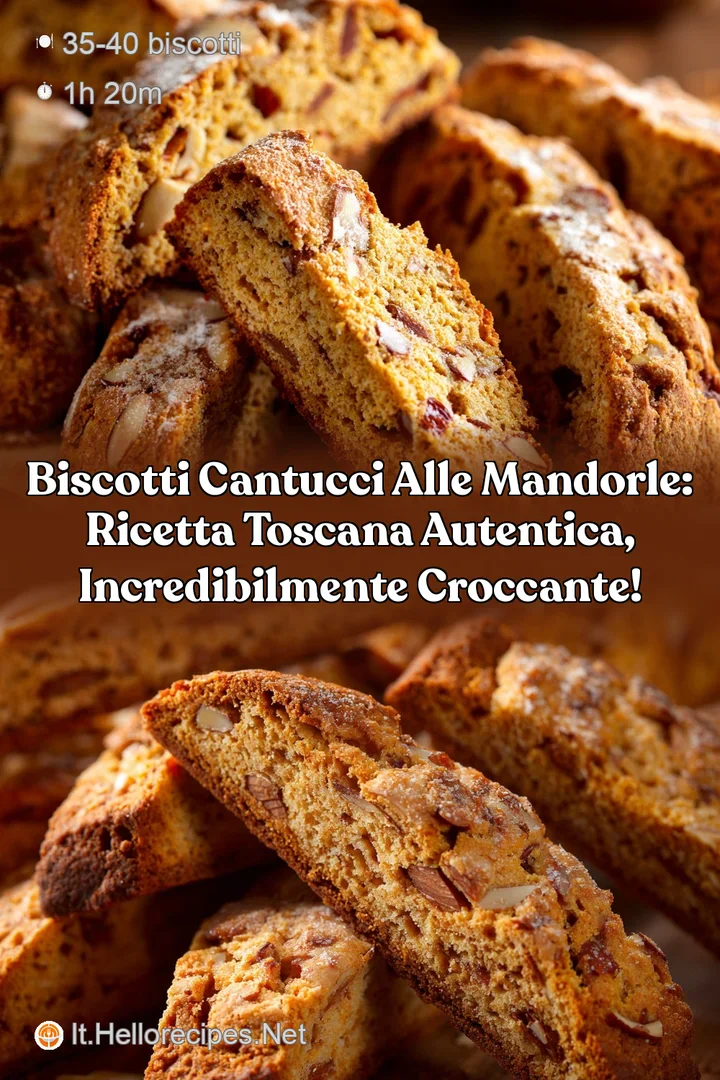Biscotti Cantucci alle Mandorle: Ricetta toscana autentica incredibilmente croccante!