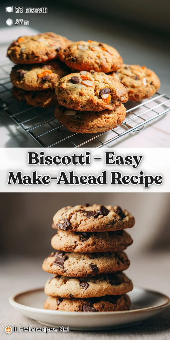 Close-up reveals the coarse texture of a biscotto, studded with almonds, showing golden highlights and tempting crunch.