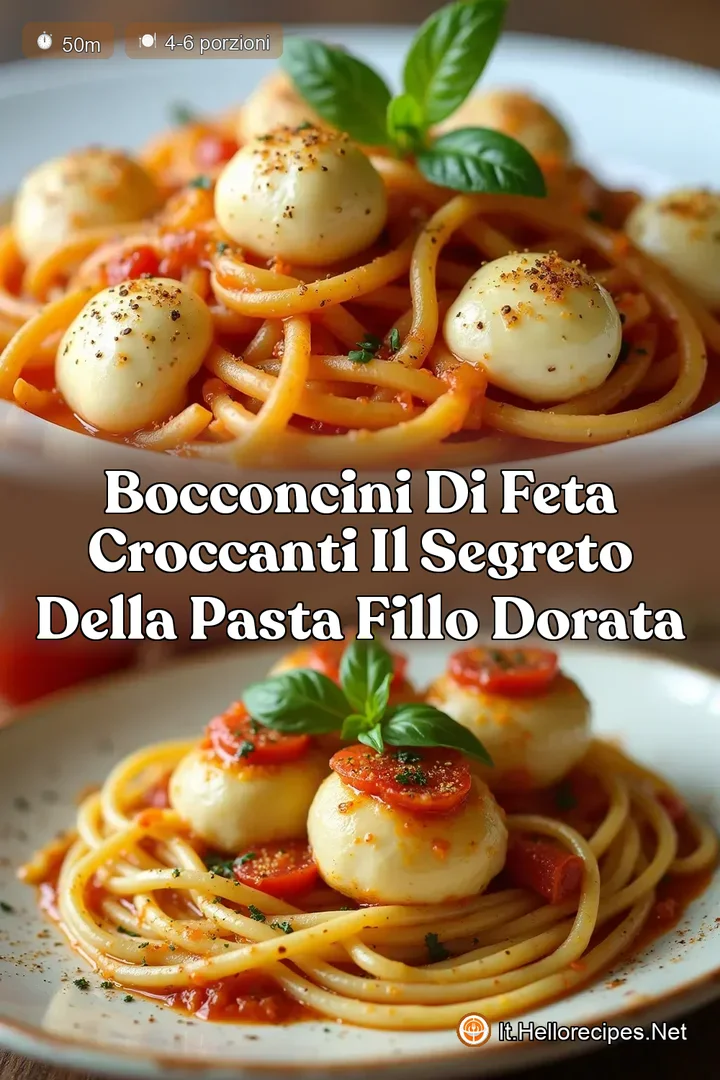 Bocconcini di Feta Croccanti Il Segreto della Pasta Fillo Dorata