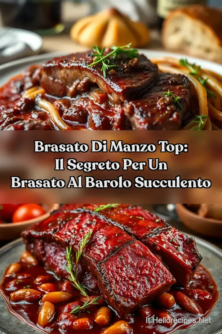 Brasato di Manzo Top: Il Segreto per un Brasato Al Barolo Succulento