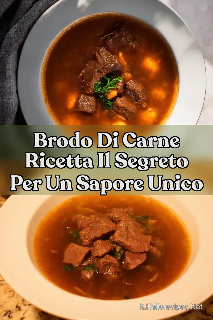 Brodo di Carne Ricetta Il Segreto per un Sapore Unico